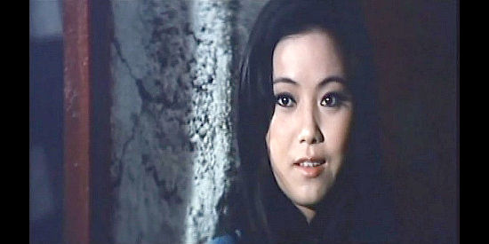 Karen Yeh as the Chinese mistress in Stranger and the Gunfighter (1974)