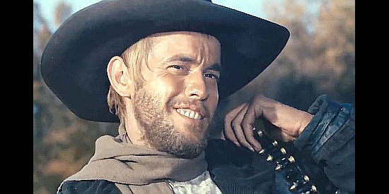 Luciano Rossi (Edward G. Ross) as Yankee Jack, one of Django's men in Django Prepare a Coffin (1968)