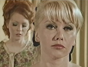 Lynn Hall as Stella and Martha Johnson as Miss Mollie in Brand of Shame ...