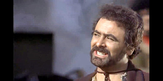Mimmo Maggio as El Santo, the bandit who controls the area around Santa Anna in Django Kills Softly (1968)