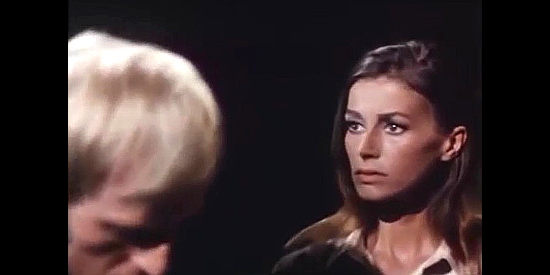 Mireille Granelli, about to become Scaife's girl in Taste of Death (1968)
