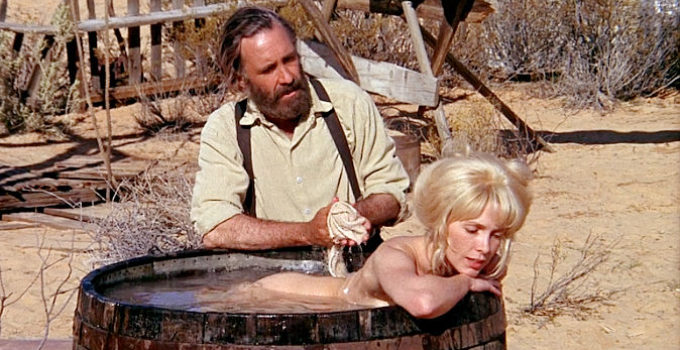 Jason Robards as Cable Hogue and Stella Stevens as Hildy in The Ballad of Cable Hogue (1970)