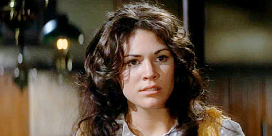 Pamela Hensley as Edwina, caught with Coy Cavendish by her dad in There Was a Crooked Man (1970)