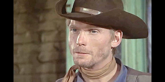 Rik Boyd (Federico Boido) as Amos, the nervous gunman in Django Kills Softly (1968)