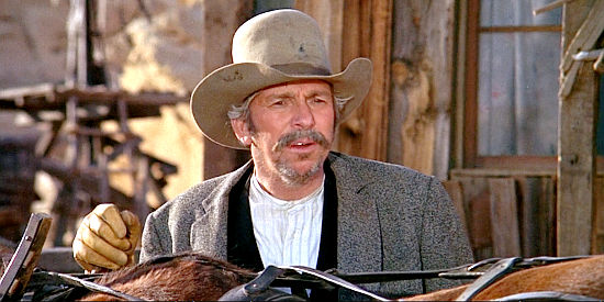 Slim Pickens as Ben Fairchild, the stage driver who stops by Cable Springs in The Ballad of Cable Hogue (1970)