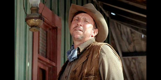 Slim Pickens as Ik Slant, the killer and rapist Talion is seeking vengeance against in An Eye for an Eye (1966)