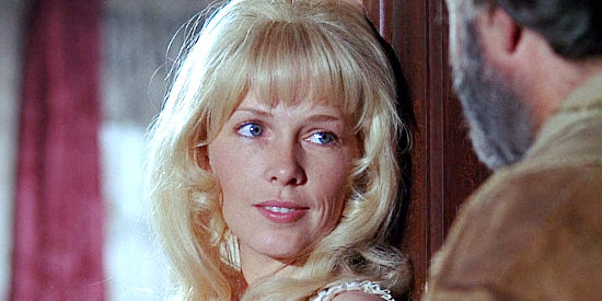 Stella Stevens as Hildy, a lady of the night with a new customer in The Ballad of Cable Hogue (1970)
