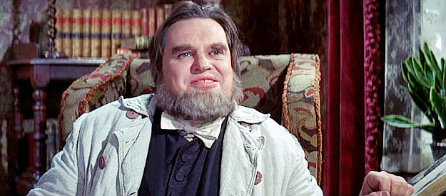 Thayer Davis as Rev. Silas Pendrake, the man trusted to deliver religion to young Jack Crabb in Little Big Man (1970)