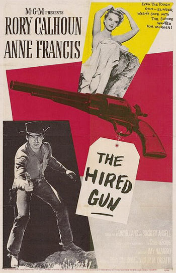The Hired Gun (1957) poster