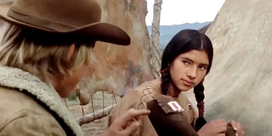 The young Native American girl Jamie Wagner befriends in Chino (1973). Does anyone know who plays this part?</strong>