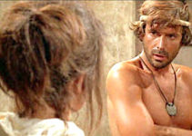 Tomas Milian as The Stranger, in seduction mode, in Django Kill (1967)