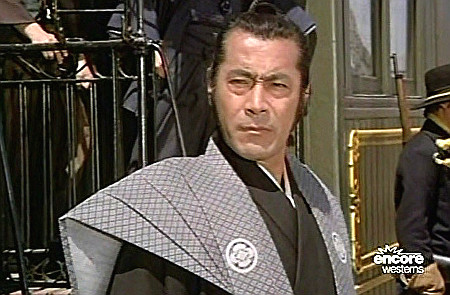 Toshiro Mifune as Kuroda in Red Sun (1971) | Once Upon a Time in a Western