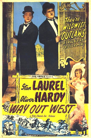Way Out West (1937) poster 