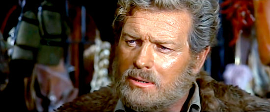 Wayde Preston as McGavin, the stubborn miner who won't leave his land in Boot Hill (1969)