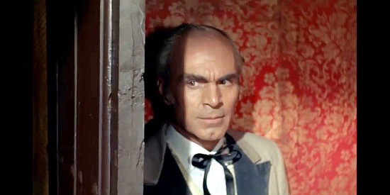 Angel Menendez as Avery, hiding from vengeance in One by One Without Pity (1968)