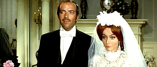 Angel del Pozo as Chet Miller with Luisa Rivelli as Lizzie Miller in The Big Gundown (1966)