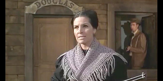 Carlo Calo (Carroll Brown) as Mother Douglas, determined to see her son get a fair trial in The Taste of Vengeance (1969)