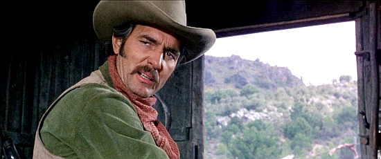Dennis Weaver as Erwin Ward, expressing concern about Sledge's planned heist in A Man Called Sledge (1970)