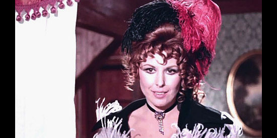 Dominique Broschero as Myrna, confronted with the unexpected return of an ex-lover in And the Crows Will Dig Your Grave (1972)