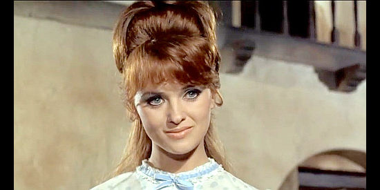 Femi Benussi as Helen, a waitress and the sheriff's girlfriend in Rattler Kid (1968)