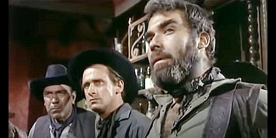 Frank Brana (foreground) with the two other men responsible for the death of Murieta's young wife in Murieta (1965)