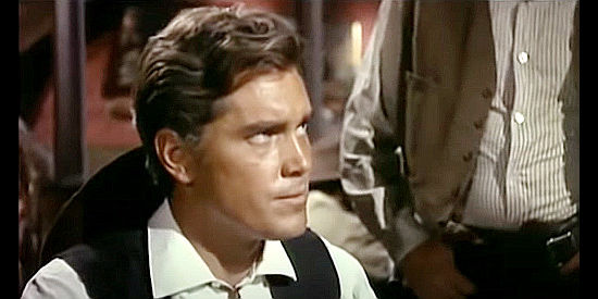 Jeffrey Hunter as Joaquin Murieta, a Mexican miner, turned gambler turned avenger in Murieta (1965)