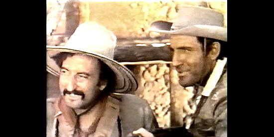 Jose Luis Lluch as Ricardo and Mariano Vidal Molina as Sonora trying to find Jimmy in Ballad of a Bounty Hunter (1966)