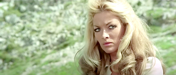 Linda Veras as Moira, worried she might wind up with none of the gold in Chapaqua's Gold (1970)
