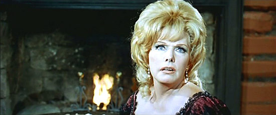 Maria Martini as Ellen Reed pleads for the man who might be her son in Dead Men Don’t Count (1968)