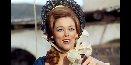 Monica Millesi as Jenny, a pretty lady rescued by Bill in One by One Without Pity (1968)