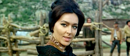 Nieves Navarro as the widow in The Big Gundown (1966) 