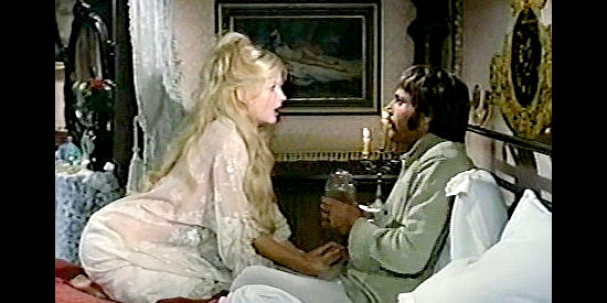 Pamela Tiffin as Susie with Franco Nero as Johny Ears in Deaf Smith and Johnny Ears (1973)
