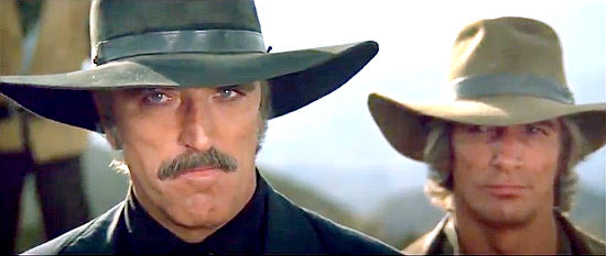 Riccardo Pizzuti as Colorado Slim, reminding everyone who's boss in Buddy Goes West (1981)
