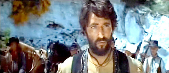 Riccardo Pizzuti as Paco, one of Montero's men in Any Gun Can Play (1967)