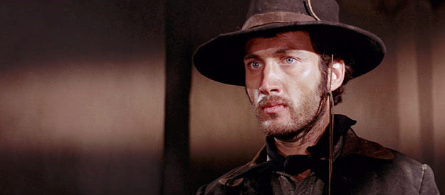 Scott Thomas as P.J., the last gun to join the seven in Guns of the Magnificent Seven (1969)