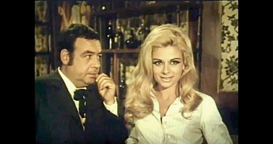 Tom Bosley as Merriweather Newberry and Sandra Milo as Gwenda Skaggle in The Bang Bang Kid (1967)