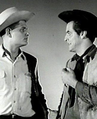 Charles Veltmann Jr. as Melvin Potter and Hank Delgado as Wade Connor in Revenge of the Virgins (1959)
