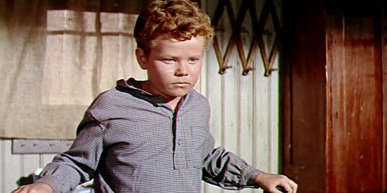Eddie Little Sky as Jimmy, the young boy who decides to live with Joe Maybe and Tessa in Ride a Crooked Trail (1966)