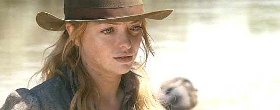 Francesca Eastwood as Florence Tildon in Outlaws and Angels (2016) 