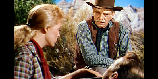 Francis McDonald as Marshal Roberts, on the trail of the man who killed a land agent in Red Mountain (1951)