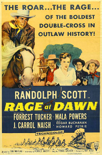 Rage at Dawn (1955) poster