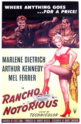 Rancho Notorious (1952) poster 