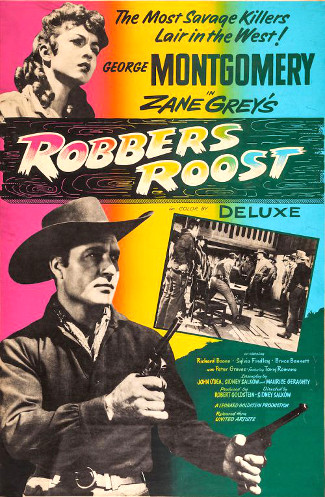 Robbers' Roost (1955) poster