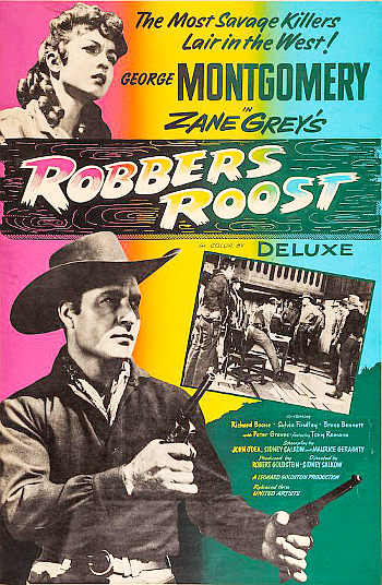 Robbers' Roost (1955) poster