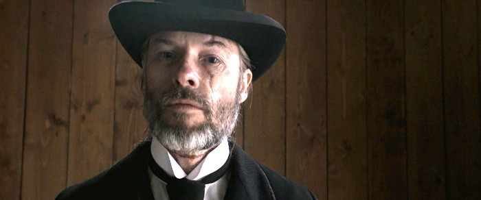 Guy Pearce as The Reverend in Brimstone (2016)