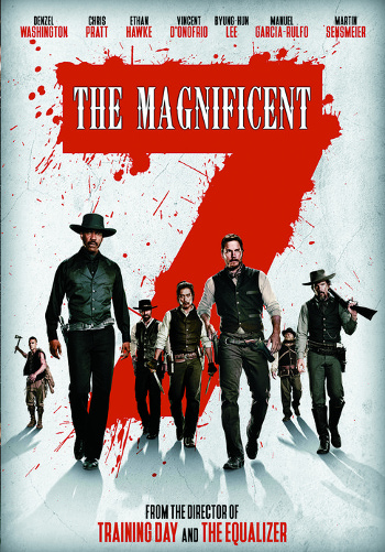 The Magnificent Seven (2016) DVD cover