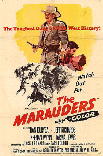 The Marauders (1955) poster