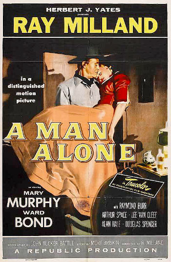 A Man Alone (1955) poster