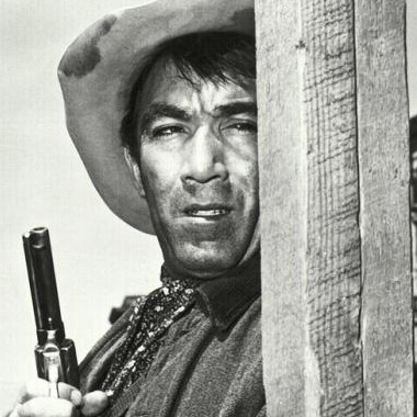 Anthony Quinn as Dave Robles in Man from Del Rio (1956)