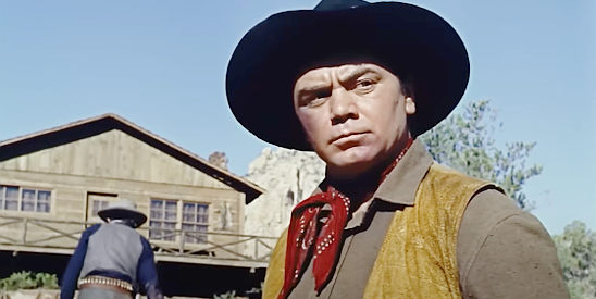 Ernest Borgnine as Bart Lonergan, a member of the Dancing Kid's gang in Johnny Guitar (1954)